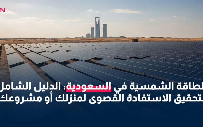 الطاقة الشمسية في السعودية